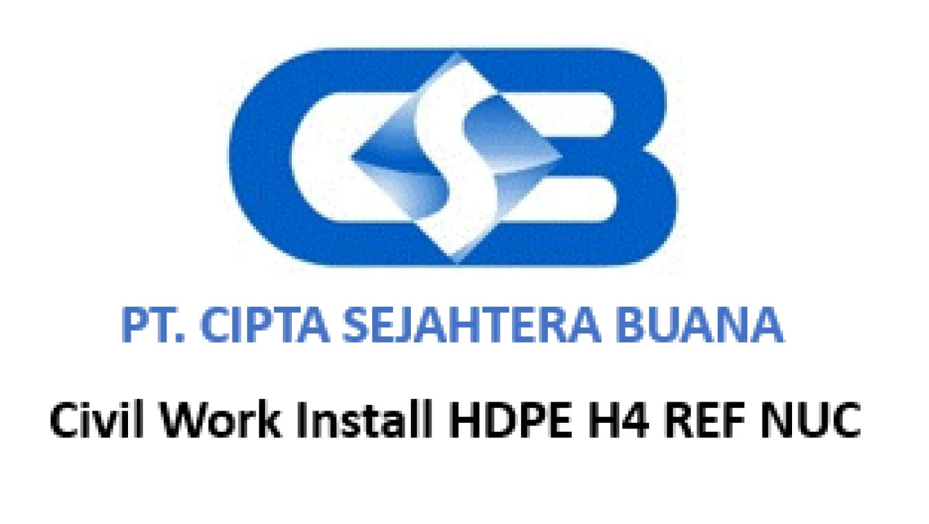 CIVIL WORK INSTALL HDPE H4 REF NUC
