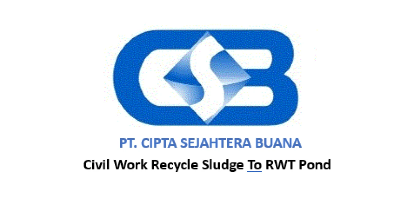 CIVIL WORK RECYCLE SLUDGE TO RWT POND