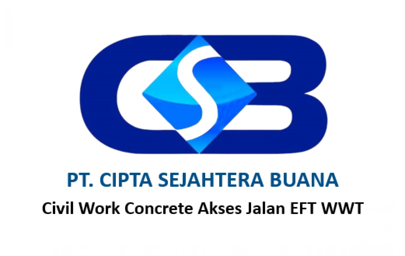 CIVIL WORK CONCRETE AKSES JALAN EFT WWT