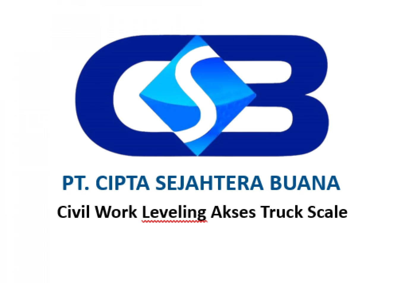 Civil Work Leveling Akses Truck Scale